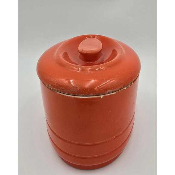 Vintage Ceramic Oval Serving Dish MCM Style 1950s Covered Bowl Good Condition - Picture 7 of 13